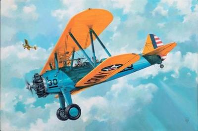  Boeing-stearman Pt-17 Kaydet - 1:32e - Roden