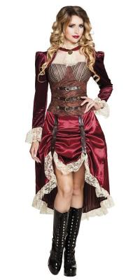 BOLAND  83647 D&eacute;guisement adulte, pour femme, marron, rouge