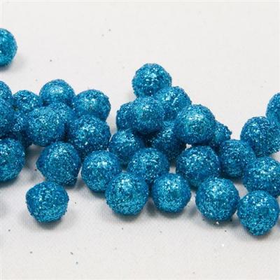 GENERIQUE boules d&eacute;co paillet&eacute;es 8mm 10g bleu - hobi adt027tu 