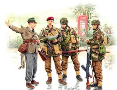 MASTER BOX Figurines 2&egrave;me Guerre Mondiale : Parachutistes &hellip;