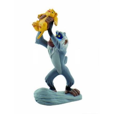 BULLYLAND Rafiki avec la figurine de b&eacute;b&eacute; Simba 