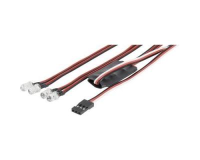 CARSON  Modellsport Kit d&eacute;clairage rouge, blanc 4.4 - 6 V 500906239