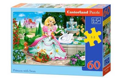 CASTORLAND  La princesse et le cygne Puzzle 60 pi&egrave;ces - - Puzzle
