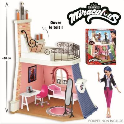 BANDAI Miraculous ladybug - la chambre de marinette BAN3701405800413
