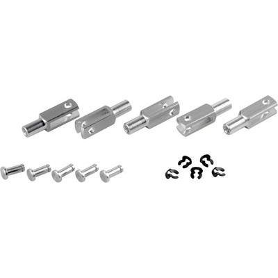 MODELCRAFT T&ecirc;te de chape avec filetage int&eacute;rieur  10208 M3 aluminium 5 pc(s)