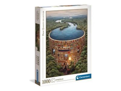 CLEMENTONI  Puzzle 1000 Pi&egrave;ces - High Quality Collection - Bibliodame
