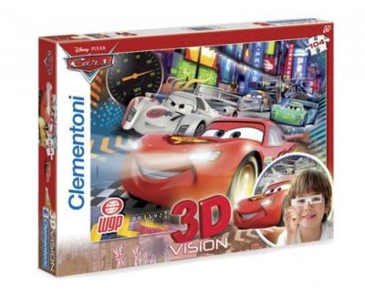 CLEMENTONI  puzzle Puzzle 3D Voitures 104 pi&egrave;ces