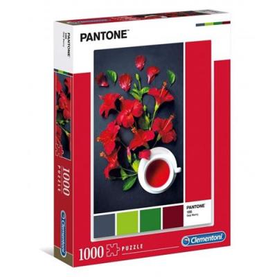 CLEMENTONI  Puzzle Pantone - Ar&ocirc;me d'hibiscus rouge - - Puzzle