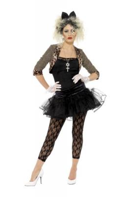 SMIFFYS Costume Annees 80 Noir Et Or Madonna - Noir - XL