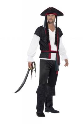 SMIFFYS  - Costume Entendu Mon Capitaine Pirate Taille Xl
