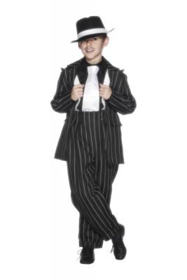 SMIFFYS  Costume zazou, noir, avec veste, pantalon et brassards Noir M