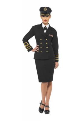 SMIFFYS Costume Femme Officier De Marine Navy - Vert - S