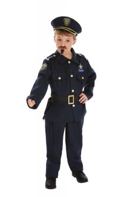 UNKNOWN Costume Policier Fran&ccedil;ais Enfant - Bleu - 128 cm