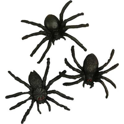 CREAVEA CC Hobby Araign&eacute;es, dim. 4 cm, 10pi&egrave;ces- - D&eacute;coration