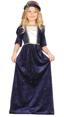 ALPEXE D&eacute;guisement dame m&eacute;di&eacute;vale bleue fille