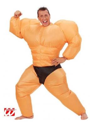 WIDMANN Costume Culturiste Gonflable - Multicouleur