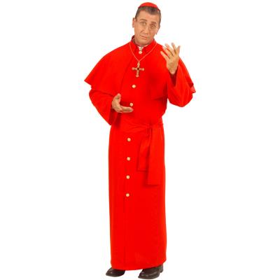 RUE DE LA FETE D&eacute;guisement cardinal adulte - WIDMANN - Tunique, cape, chapeau - Rouge - Polyester