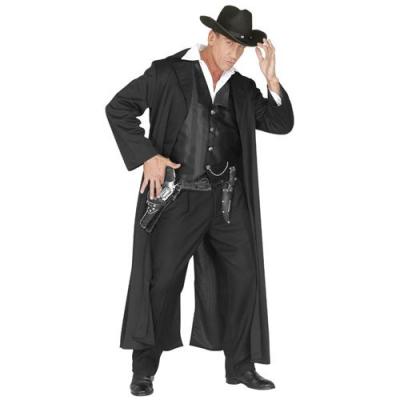 GENERIQUE d&eacute;guisement chasseur de primes western usa homme - l - noir - 044473 