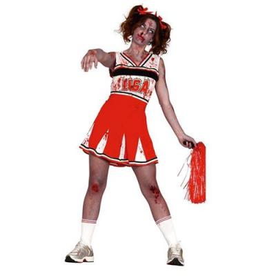SMIFFY S D&eacute;guisement pom-pom girl zombie ensanglant&eacute; - Halloween Femme 