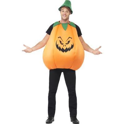 GENERIQUE Smiffys Costume citrouille, Orangeet Vert, avec tuniqueet chapeau