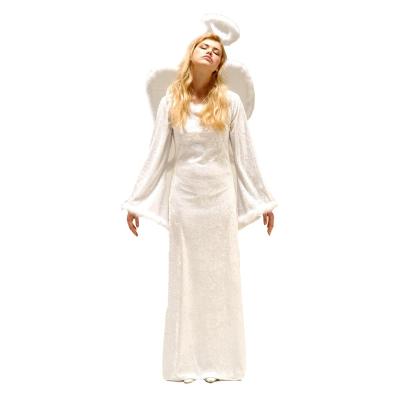 RUE DE LA FETE Widmann - Cs924417/s - Costume Ange Velours Robe Longue Taille S
