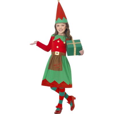 GENERIQUE D&eacute;guisement elfe fille No&euml;l 10 &agrave; 12 ans