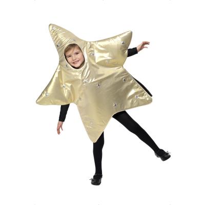 GENERIQUE Christmas Star Costume, Gold, with Tabard