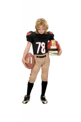 WIDMANN Deguisement Footballeur Americain Enfant - Noir - 128 cm