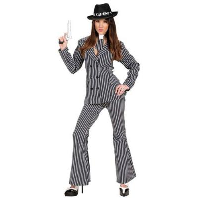 RUE DE LA FETE D&eacute;guisement Gangster Ann&eacute;es 20 Costume Ray&eacute; Femme