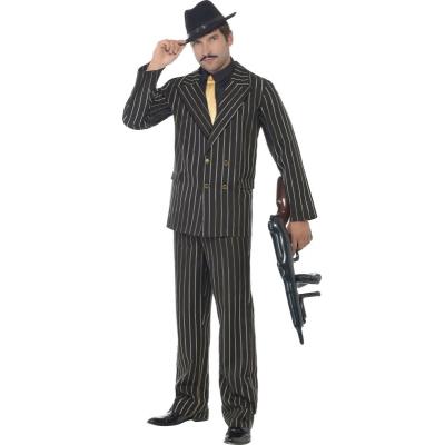 GENERIQUE D&eacute;guisement gangster charleston ray&eacute; homme