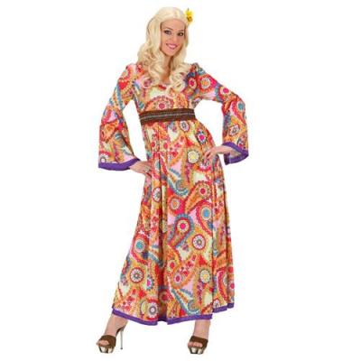 GENERIQUE D&eacute;guisement Hippie Long Femme, Taille Medium