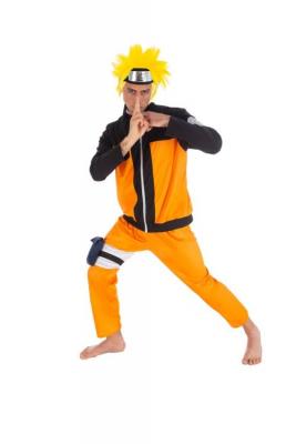 CHAKS D&eacute;guisement Naruto&trade; Adulte Licence Officielle - Orange - M