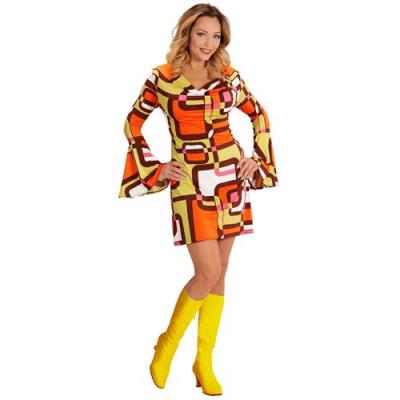  D&eacute;guisement Groovy G&eacute;om&eacute;trique Ann&eacute;es 70 Femme Medium