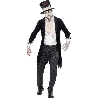 GENERIQUE D&eacute;guisement zombie gentleman homme Halloween Medium