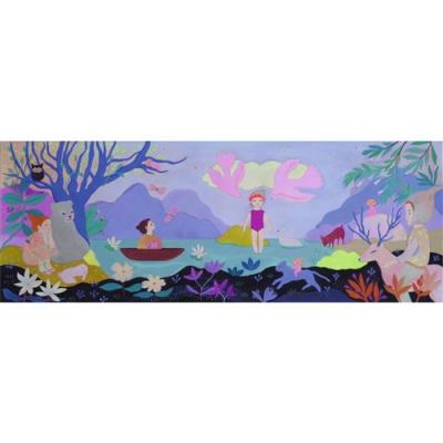 DJECO DJ07635 - Puzzle gallery Children's lake 100 pi&egrave;ces