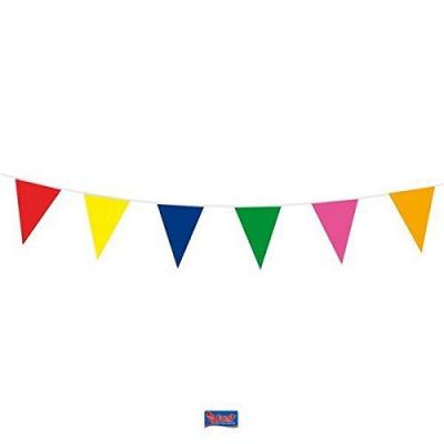 Drapeaux Bruant D&eacute;corations De F&ecirc;te 10 Couleurs Assorties Par Folat