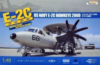  Maquette avion Kinetic Grumman Hawkeye E-2C 2000 (8 pales d'h&eacute;lice)- 1