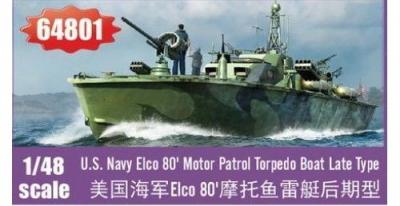 ILOVEKIT Elco 80 Motor Patrol Torpedo Boat Late Type - 1:48e - I Love Kit