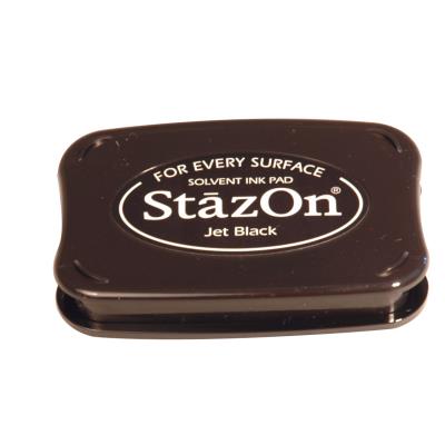 STAZON Encre permanente  Noir - 9,8 x 6,5 cm -  - couleur variant