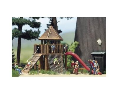 BUSCH ENVIRONNEMENT Busch Chateau games-H0 - Trains miniatures : d&eacute;cors