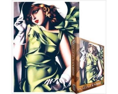 EUROGRAPHICS  Tamara De Lempicka Puzzle Jeune Fille Verte 1000 pi&egrave;ces