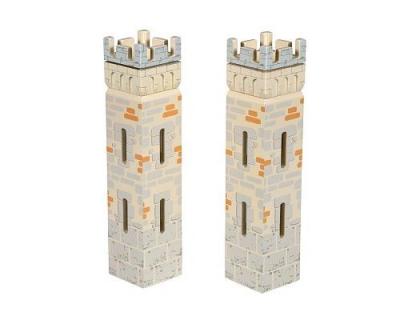 PAPO Medieval Et Fantastiques Set 2 Ch&acirc;teau Du Ma&icirc;tre Des Armes (2 Petites Tours)