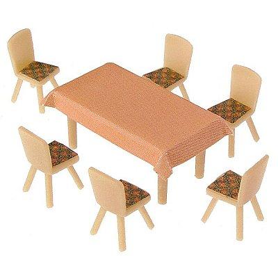 FALLER  4 Tables et 24 Chaises-H0 - B&acirc;timent pour train miniature