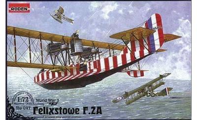 Felixstowe F.2a W/upper Wing Gunner Position- 1:72e - Roden