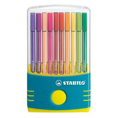 STABILO Feutre pen 68, colorparade de 20 pcs, turquoise  6820-04-01