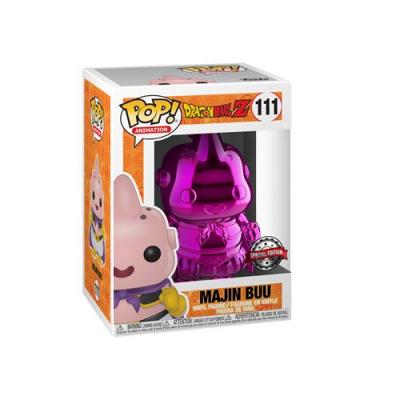  Figurine Funko Pop - Dragon Ball N&deg;111 - Majin Buu - Chrom&eacute; Rose (45026)