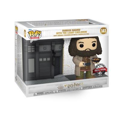 FUNKO Figurine  pop deluxe harry potter diagon alley the cauldron with hagrid