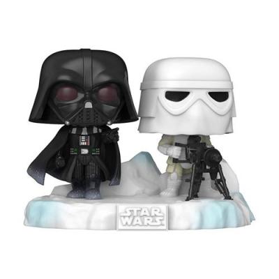 POP Figurine Funko  - Star Wars 5 : L'empire Contre-Attaque N&deg;377 - Dark Vador Et Snowtrooper (46618)