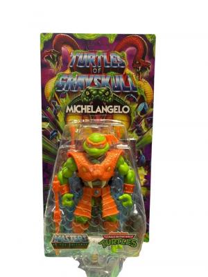 MATTEL Motu X Tmnt: Turtles Of Grayskull - Figurine Michelangelo 14 Cm