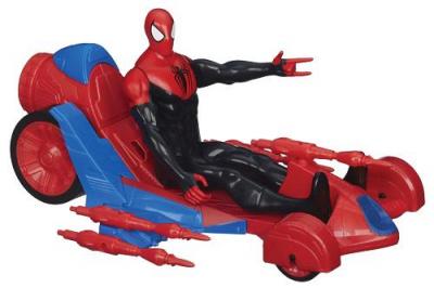 HASBRO Spiderman et son v&eacute;hicule de combat Avengers 